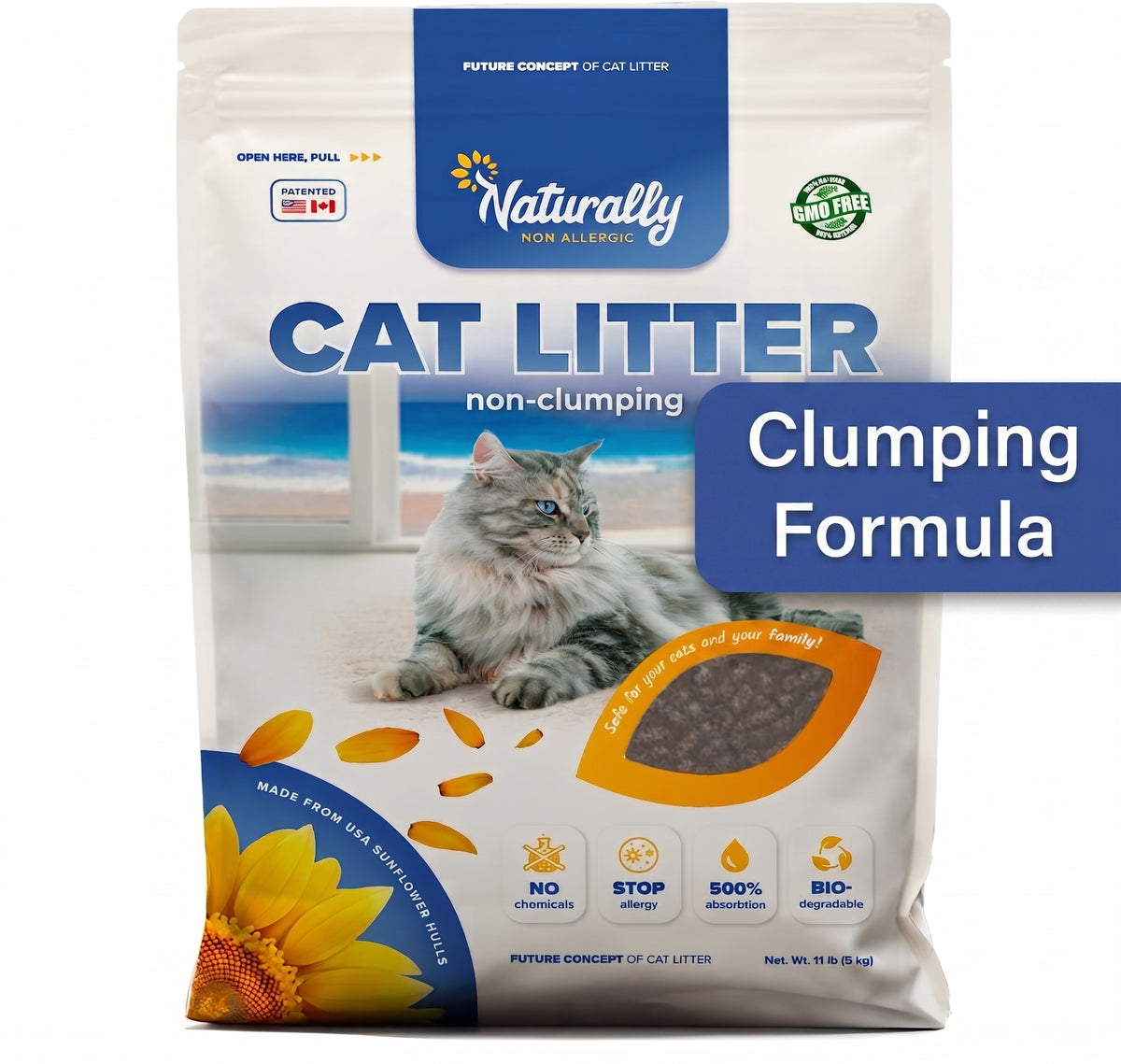 CAT LITTER Natural Clumping 11 lb