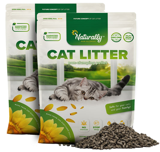 CAT LITTER Non-Clumping 11 lb Pack of 2