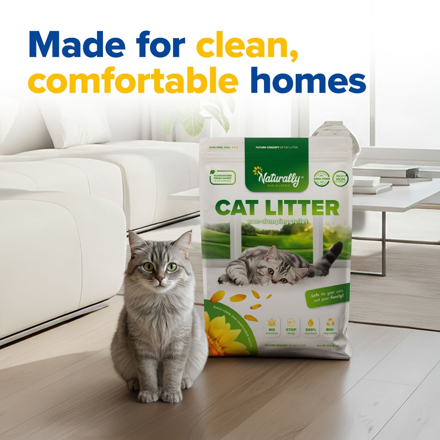CAT LITTER Non-Clumping 11 lb