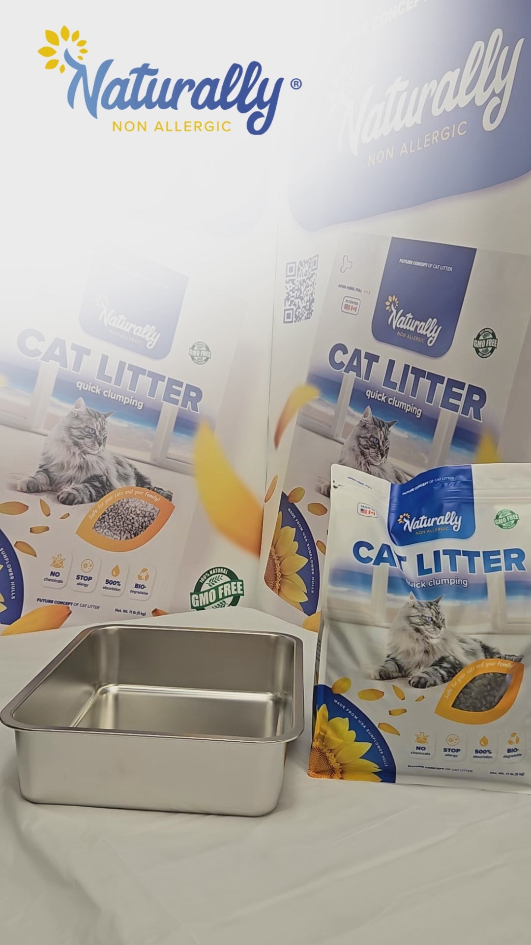 CAT LITTER Natural Clumping 11 lb – Naturally Non Allergic
